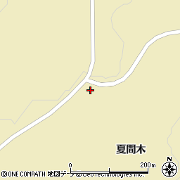 青森県十和田市切田夏間木61周辺の地図