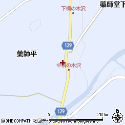 青森県弘前市相馬薬師堂下21周辺の地図