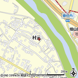 青森県弘前市石川村元58周辺の地図