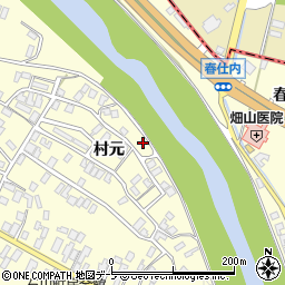 青森県弘前市石川村元67周辺の地図