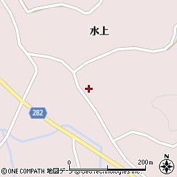 青森県平川市唐竹薬師沢105-1周辺の地図