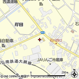 石川自動車整備工場周辺の地図