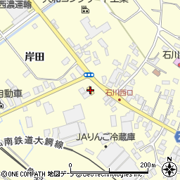 ファミリーマート弘前石川店周辺の地図