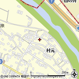 青森県弘前市石川村元78周辺の地図