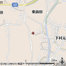 青森県弘前市大沢東前田33周辺の地図