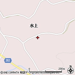 青森県平川市唐竹薬師沢102-2周辺の地図