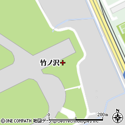 青森県八戸市河原木竹ノ沢周辺の地図