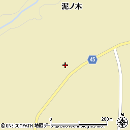 青森県十和田市切田泥ノ木2-6周辺の地図