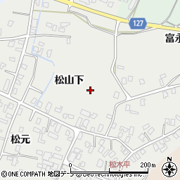 青森県弘前市松木平松山下周辺の地図