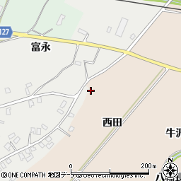 青森県弘前市大沢西田24周辺の地図