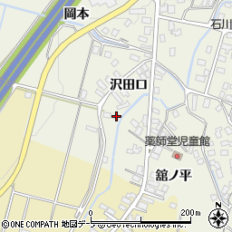 青森県弘前市薬師堂沢田口8周辺の地図