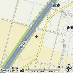 青森県弘前市乳井岡本周辺の地図