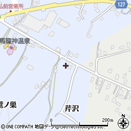 青森県弘前市小栗山芹沢8周辺の地図