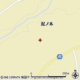 青森県十和田市切田泥ノ木2周辺の地図