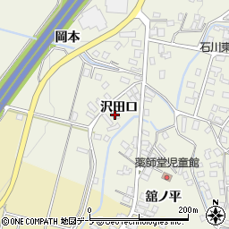 青森県弘前市薬師堂沢田口14周辺の地図