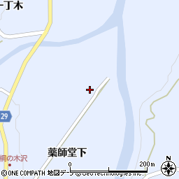 青森県弘前市相馬薬師堂下78周辺の地図