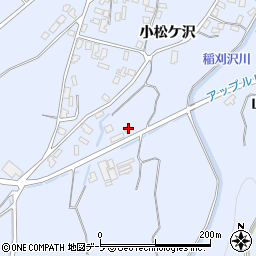 青森県弘前市小栗山小松ケ沢69-16周辺の地図