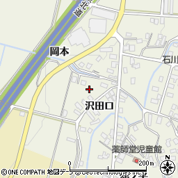 青森県弘前市薬師堂沢田口7周辺の地図