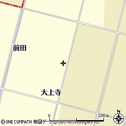 青森県弘前市石川大上寺周辺の地図