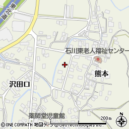 青森県弘前市薬師堂岡本12周辺の地図