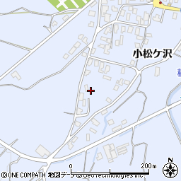青森県弘前市小栗山小松ケ沢17周辺の地図