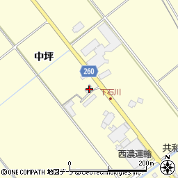 青森県弘前市石川中川原4周辺の地図