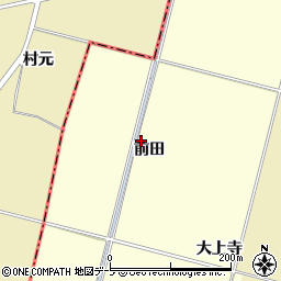 青森県弘前市石川（前田）周辺の地図