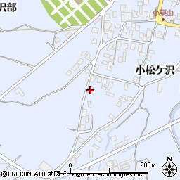 青森県弘前市小栗山小松ケ沢18周辺の地図
