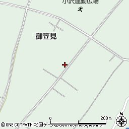 青森県弘前市小沢御笠見26-2周辺の地図