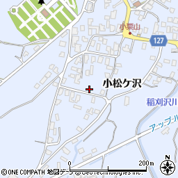 青森県弘前市小栗山小松ケ沢7-2周辺の地図