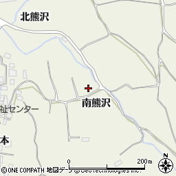 青森県弘前市薬師堂（南熊沢）周辺の地図