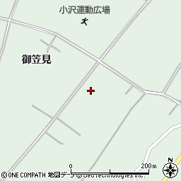 青森県弘前市小沢御笠見43周辺の地図
