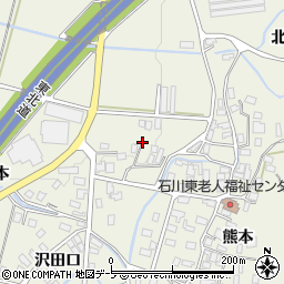 青森県弘前市薬師堂岡本75周辺の地図