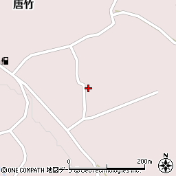 青森県平川市唐竹苺原158周辺の地図