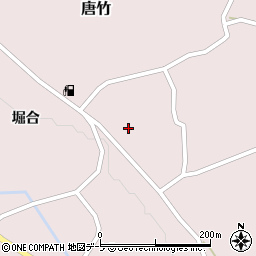 青森県平川市唐竹苺原178周辺の地図