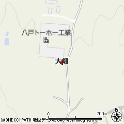 青森県三戸郡五戸町切谷内大畑周辺の地図