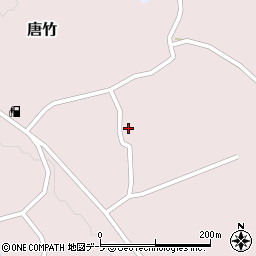 青森県平川市唐竹苺原173周辺の地図
