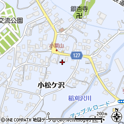 青森県弘前市小栗山小松ケ沢151周辺の地図