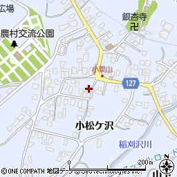 青森県弘前市小栗山小松ケ沢205-1周辺の地図