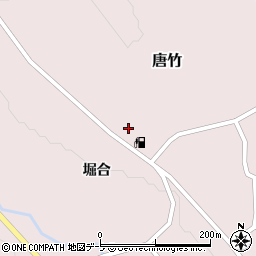青森県平川市唐竹苺原190周辺の地図