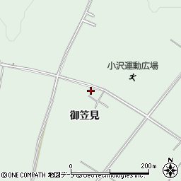 青森県弘前市小沢御笠見28周辺の地図