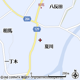 青森県弘前市相馬一丁木71周辺の地図