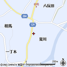 青森県弘前市相馬一丁木70周辺の地図