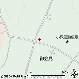 青森県弘前市小沢御笠見68周辺の地図