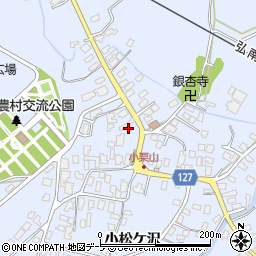青森県弘前市小栗山小松ケ沢190-1周辺の地図