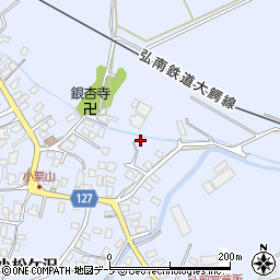 青森県弘前市小栗山小松ケ沢106-7周辺の地図