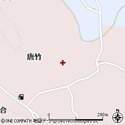 青森県平川市唐竹苺原66周辺の地図