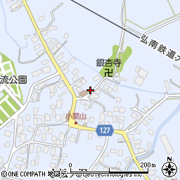 青森県弘前市小栗山小松ケ沢160-1周辺の地図