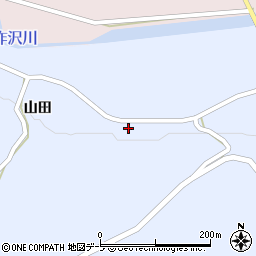 青森県弘前市相馬山田25周辺の地図