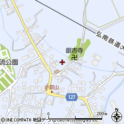 青森県弘前市小栗山小松ケ沢168-4周辺の地図